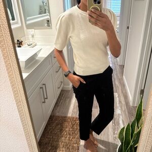 Cream Puff Sleeve Sweater